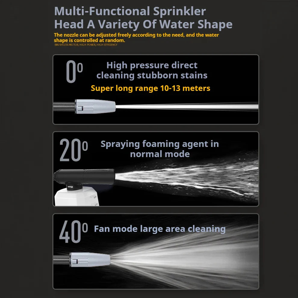 Nettoyeur haute pression sans fil, 2000 psi, avec batterie de 4,0 Ah,